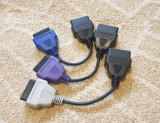 Set 3 cabluri adaptoare Fiat ECU SCAN - optionale pentru kitul standard
