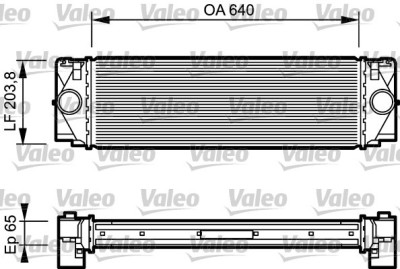 VALEO 817994 Intercooler, compresor foto