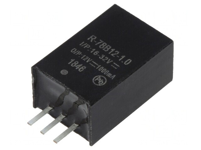 Convertor DC/DC 12W 16-32V la 12V 1A SIP3