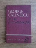 George Calinescu - Studii si comunicari (1966, Biblioteca scolarului)