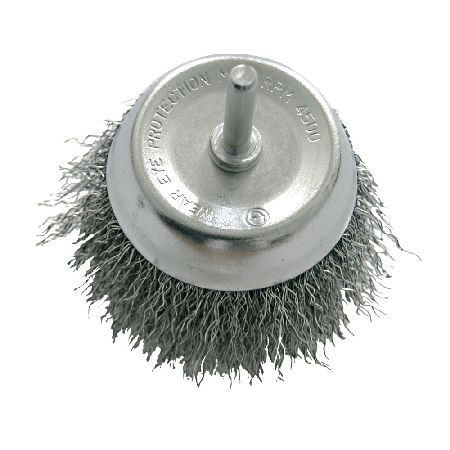 Perie sarma tip cupa cu tija 80mm Perie sarma tip cupa cu tija 80mm