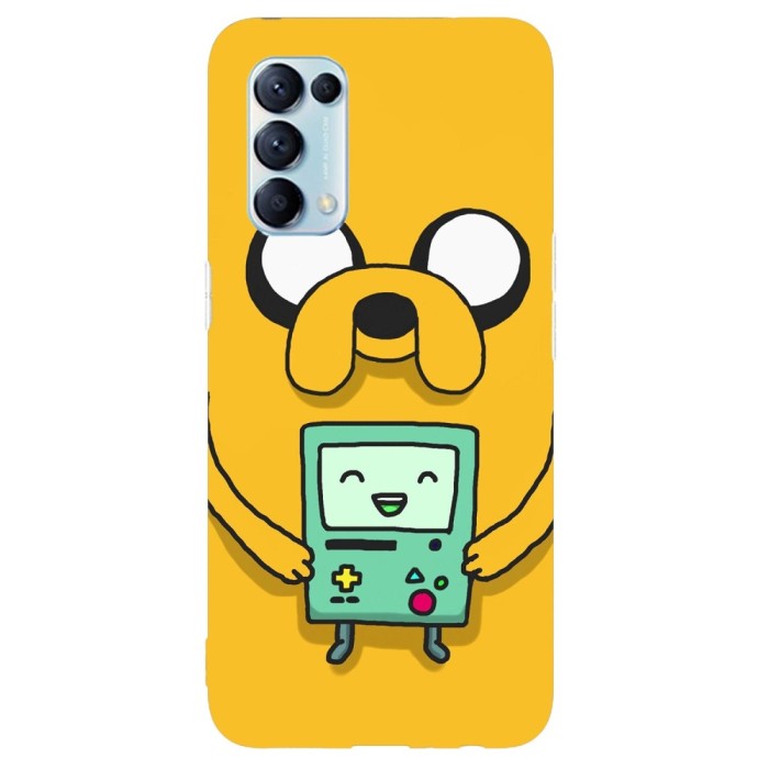 Husa compatibila cu Oppo Find X3 Lite model BMO Adventure time, Silicon, TPU, Viceversa