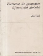 Elemente de geometrie diferentiala globala foto