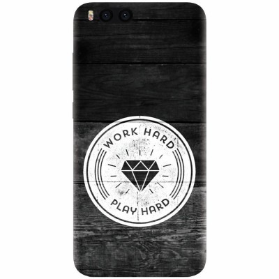 Husa silicon pentru Xiaomi Mi Note 3, Work Hard Play Hard foto