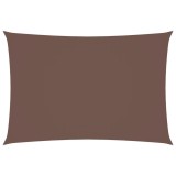 Cumpara ieftin Parasolar, maro, 2,5x4,5 m, tesatura oxford, dreptunghiular