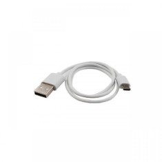 Cablu SSK UC-H306 USB 2.0 Type-A tata - USB Micro-B tata alb 60 cm