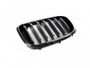 Grila radiator Bmw X3 (G01), 06.2017-07.2021, X4 (G02), 03.2018-, model: pachet,M, montare fata, stanga, Negru lucios, RapidAuto