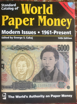 WORLD PAPER MONEY Modern Issues *1961-Present/Editia a 14-a/1085 pagini foto