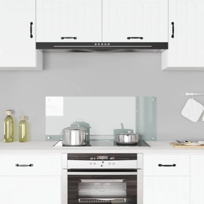 vidaXL Panou antistropi bucătărie transparent 100x40cm sticlă securiz. 249475 foto