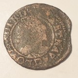 Moneda Franța Double Tournois 1630, Ludovic XIII, Argint