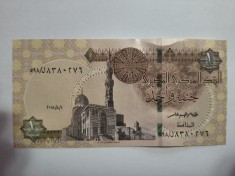 Bancnota Egipt 1 pound 2018 UNC