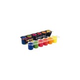 Tempera Morocolor fluorescenta 25 ml, 6 culori/set (MC15412)