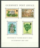 Cumpara ieftin Guernsey 1975 - Victor Hugo in exil, bloc neuzat