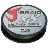Fir J-Braid X8 Verde 0.24mm 18Kg 300M, Daiwa
