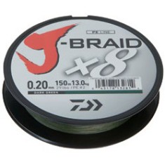 Fir J-Braid X8 Verde 0.28mm 26.5Kg 300M