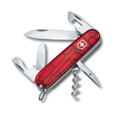 Briceag Multifunctional Victorinox Spartan, Rosu Transparent, 9.10cm foto