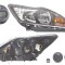 Far Ford Focus 2 (Da), 01.2008-12.2010, fata, Dreapta, H1+H7; electric; negru-silver; cu motor, DEPO