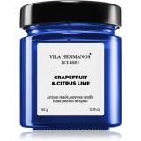 Vila Hermanos Apothecary Cobalt Blue Grapefruit &amp; Citrus Lime lum&acirc;nare parfumată 150 g