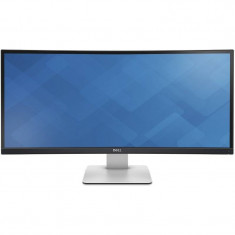 Monitor LED Curbat Dell UltraSharp U3415W 34 inch 5 ms Silver Black foto