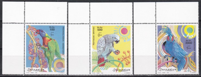Somalia 1999 - Papagali, MNH