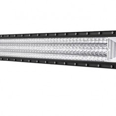 LED Bar Auto 702W, leduri pe 3 randuri, 12V-24V, 49140 Lumeni, 50&quot;/127 cm, Combo Beam 12/60 Grade