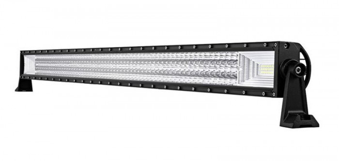 LED Bar Auto 702W, leduri pe 3 randuri, 12V-24V, 49140 Lumeni, 50&amp;quot;/127 cm, Combo Beam 12/60 Grade