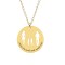 Together - Colier personalizat din argint 925 placat cu aur galben 24K - Banut