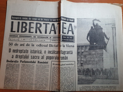 ziarul libertatea 30-31 august 1990-art romania -u.r.s.s (2-1) foto