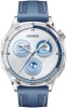 Smartwatch Huawei Watch GT 5 Pro Vili-B19W, Inox, Curea Albastră, Monitorizare Fitness, GPS, Apeluri Bluetooth, Autonomie Baterie