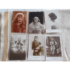 LOT CARTI POSTALE PERIOADA INTERBELICA, 5+1, 1 CIRCULATA SI 5 NECIRCULATE