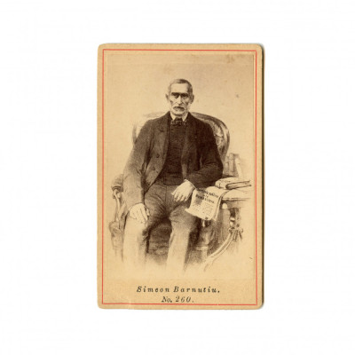 Simion Bărnuțiu, fotografie de epocă, cca. 1860 foto