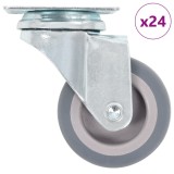 VidaXL Roți pivotante, 24 buc., 50 mm