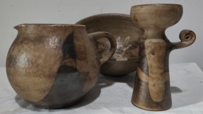 LICHIDARE ! Ansamblu de utilitate casnica, ceramica anii 70, Irmgard Huckmann - foto