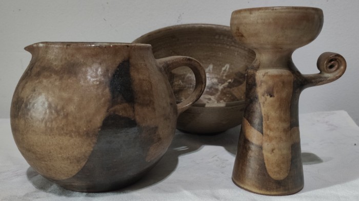 LICHIDARE ! Ansamblu de utilitate casnica, ceramica anii 70, Irmgard Huckmann -