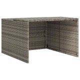 Cumpara ieftin Garaj pentru masina de tuns iarba, gri 86x90x52/57 cm poliratan