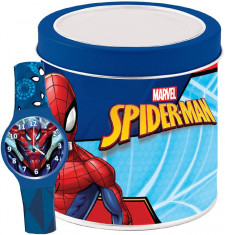 Ceas Junior, Marvel Kid, Spiderman - Tin box 500919 foto