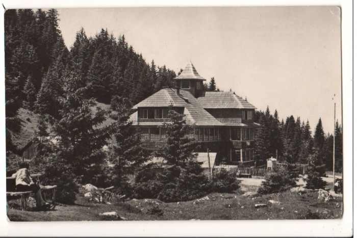 CPI B 10871 CARTE POSTALA - MASIVUL RARAU, CABANA RARAU, RPR