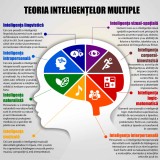 Sticker Teoria Inteligentelor Multiple - 125x125 cm
