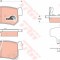 Set placute frana,frana disc SSANGYONG KORANDO (KJ) (1996 - 2006) TRW GDB3366