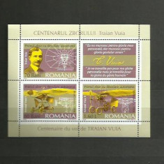 Romania MNH 2006 - Centenarul zborului Traian Vuia - LP 1712 b - bloc