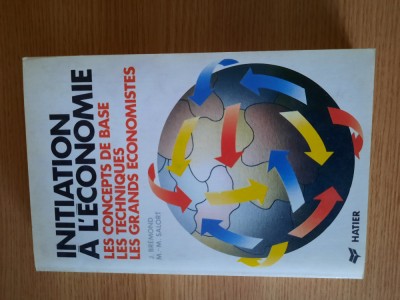 INITIATION A L`ECONOMIE &amp;ndash; J. BREMOND &amp;amp; M. M. SALORT foto
