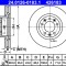ATE 24.0126-0183.1 Disc frana