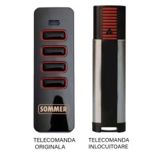 Telecomanda poarta garaj de 2 si 4 canale cod saritor 433.92MHz Sommer Pearl compatibila cu originalul (850) foto