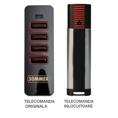 Telecomanda poarta garaj de 2 si 4 canale cod saritor 433.92MHz foto