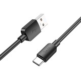 Cablu USB-A la USB-C HOCO X96 PD 27W, 2.4A, 1m, Negru
