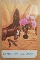 C9 15 - 1981 - Calendar de buzunar - reclama Magazinul Cocor