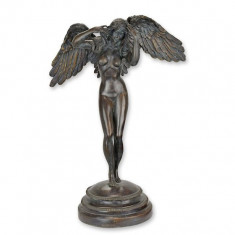 Coboara noaptea-statueta din bronz cu un soclu din marmura TBF-2