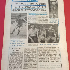 Ziarul Sportul supliment FOTBAL 12.07.1985(comportarea divizionarelor A)