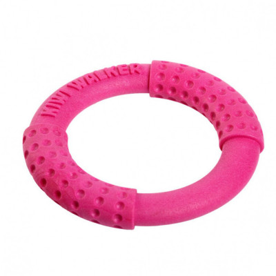 Jucărie pentru c&amp;acirc;ini Kiwi Walker RING MAXI roz 13 cm foto