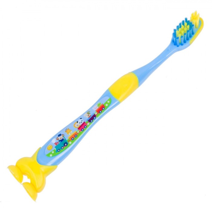 Periuță de Dinți, Elegant Kids, Extra Soft, Albastru-Galben, 3+ Ani